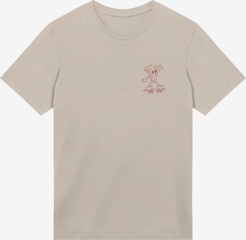 F4NT4STIC T-Shirt 'Friday Pizza Club' in Beige: Vorderseite
