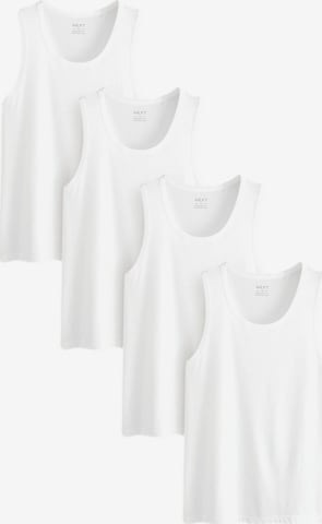 Maillot de corps Next en blanc : devant