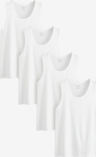 Apatiniai marškinėliai iš Next, spalva – balta, Prekių apžvalga