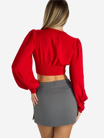 Elara Bluse in Rot