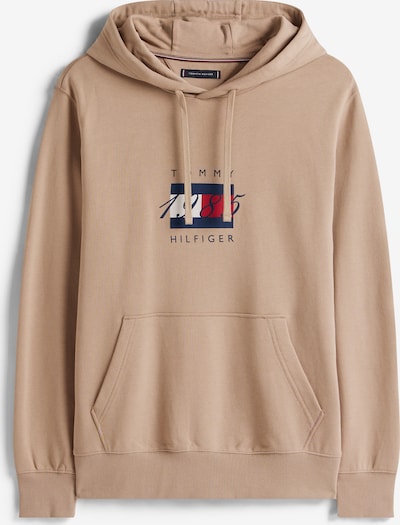 Megztinis be užsegimo iš TOMMY HILFIGER, spalva – smėlio spalva / tamsiai mėlyna / raudona / balta, Prekių apžvalga