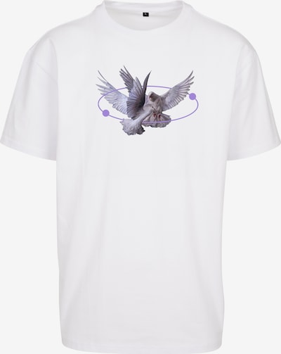 Mister Tee T-Shirt 'Vive la Liberte' en gris foncé / lilas / violet clair / blanc, Vue avec produit