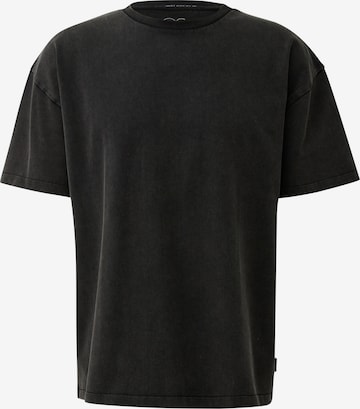 T-Shirt QS en noir : devant