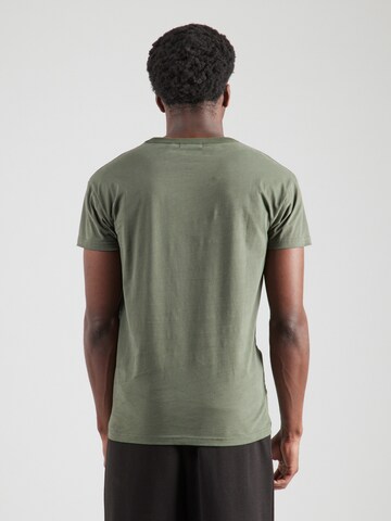Derbe Shirt 'Moin Djöh' in Green