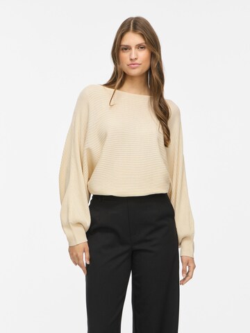 Pull-over 'VIVilja' VILA en beige : devant