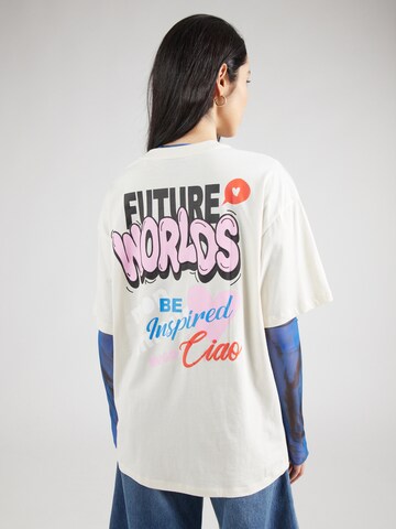 HUGO Shirt in Wit: voorkant