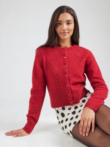 & Other Stories Knit cardigan in Red: front