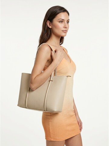 Cabas 'FLIORI' Cluty en beige : devant