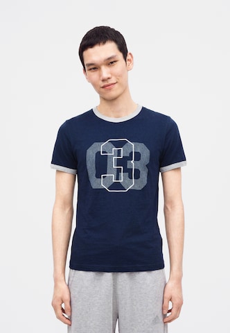 ADIDAS ORIGINALS Тениска 'RINGER' в синьо: отпред