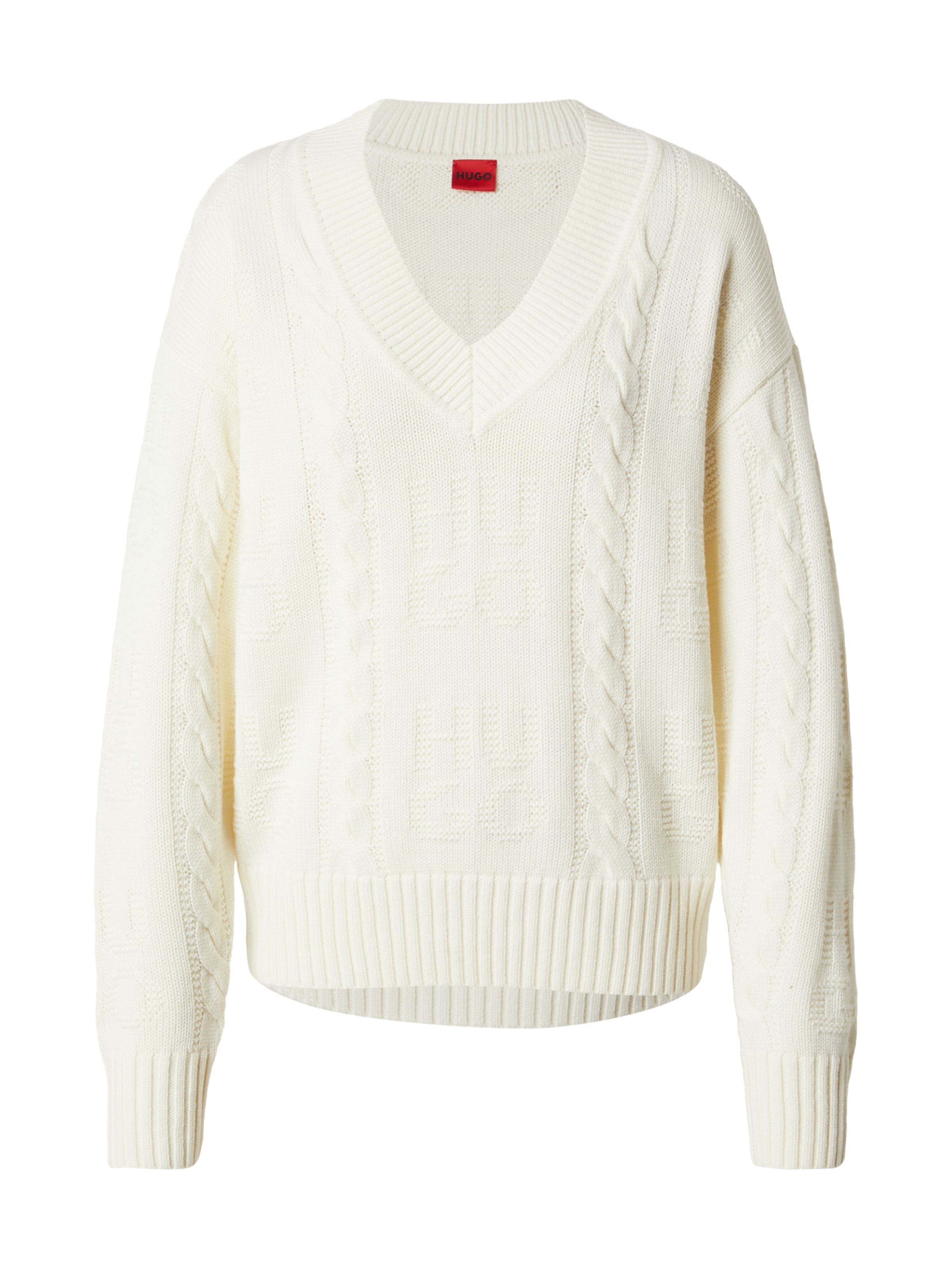 HUGO Neulepaita 'Sypres' värissä valkoinen: etupuoli