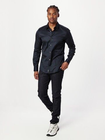 JOOP! Slim Fit Hemd in Schwarz