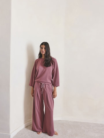 Next Wide leg Byxa i rosa