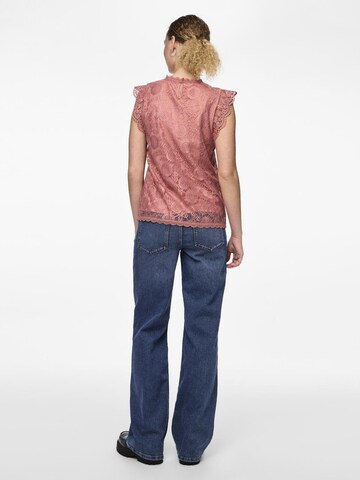 PIECES Blus 'OLLINE' i rosa