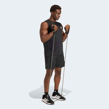 ADIDAS PERFORMANCE Regular Pants in Black: front