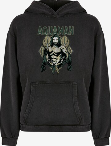 Sweat-shirt 'Aquaman - Scales' ABSOLUTE CULT en noir : devant