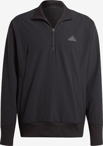 melns ADIDAS SPORTSWEAR Sportiska tipa džemperis 'Z.N.E.': no priekšpuses