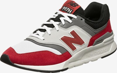 new balance Låg sneaker '997H' i gråmelerad / vinröd / svart / vit, Produktvy