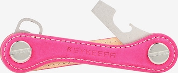 Portachiavi di Keykeepa in rosa: frontale