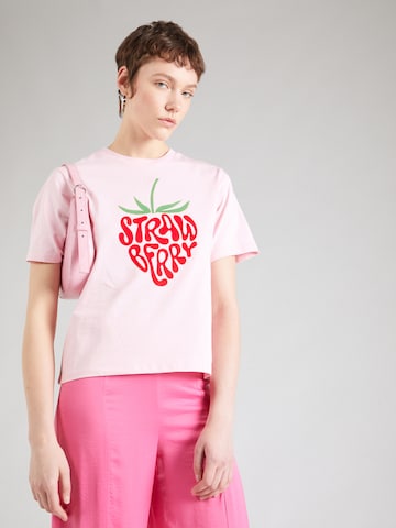 PIECES - Camiseta 'SWEET' en rosa