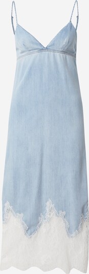 DIESEL Vestido 'RUDE' en azul denim / blanco, Vista del producto