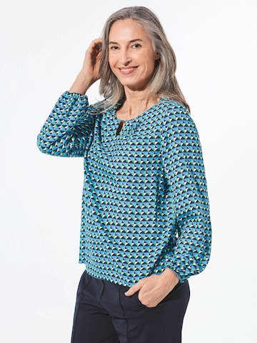 Chemisier Goldner en bleu : devant