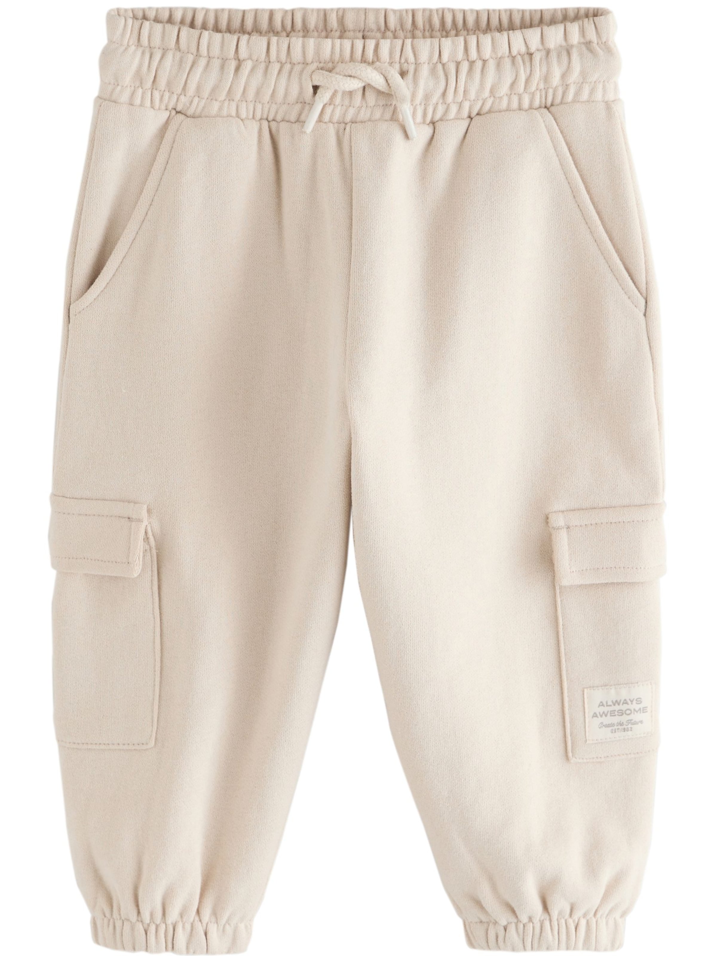 Next Широка кройка Панталон в бежово: отпред