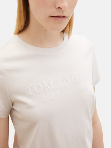 TOM TAILOR Μπλουζάκι σε γκρι