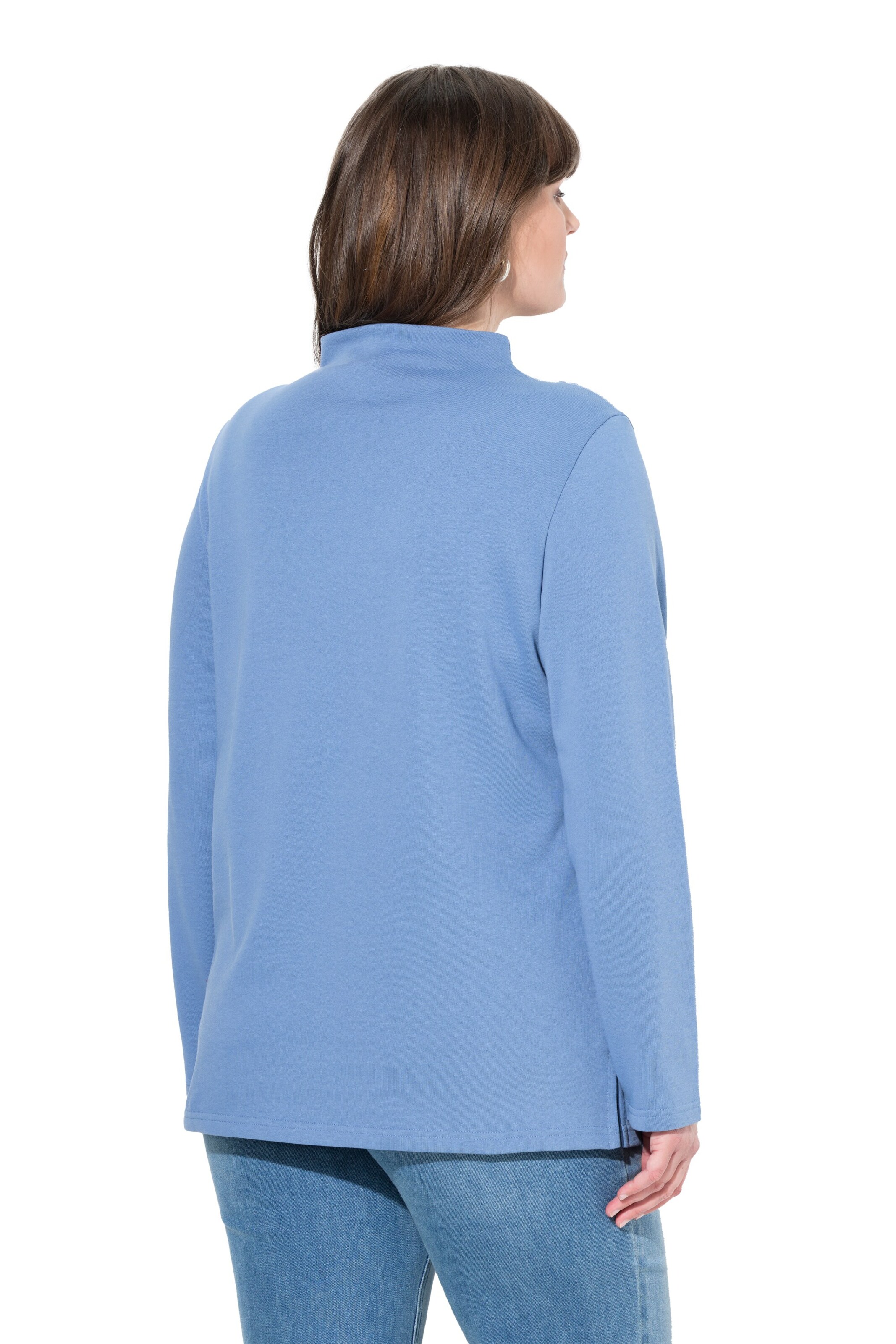 Ulla Popken Sweatshirt in Blauw