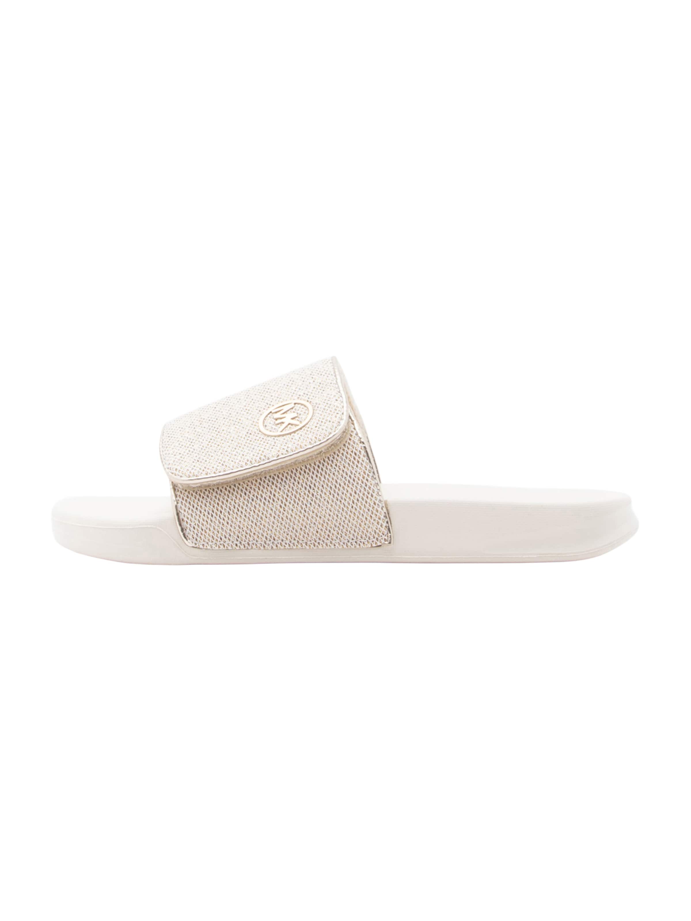 Michael Kors Kids - Sandalias 'JETT DARBY' en oro: frente