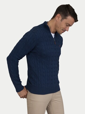 Sir Raymond Tailor Sweater 'Vedo' in Blue