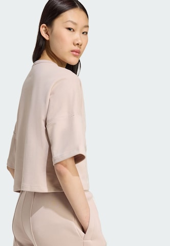 ADIDAS ORIGINALS - Camiseta 'Off Placed 3-Stripes' en marrón