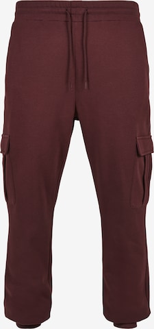 Urban Classics Tapered Cargobroek in Rood: voorkant