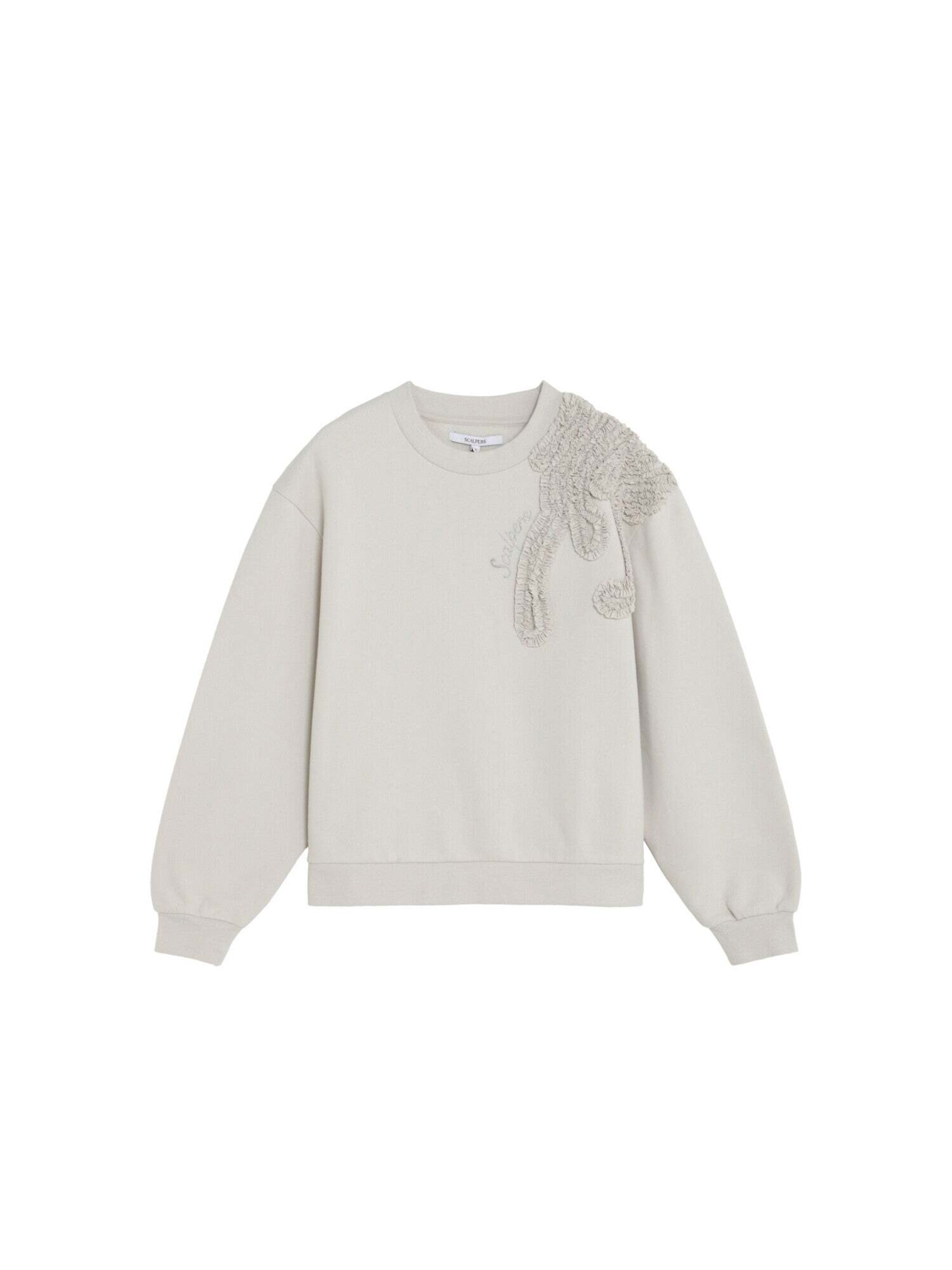 Scalpers Scminifrills Sweater ' ' in XS in grau, Produktansicht