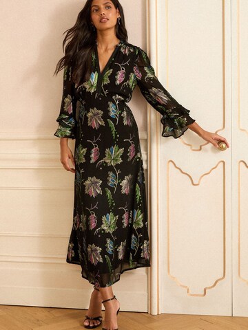 Robe love & roses en noir