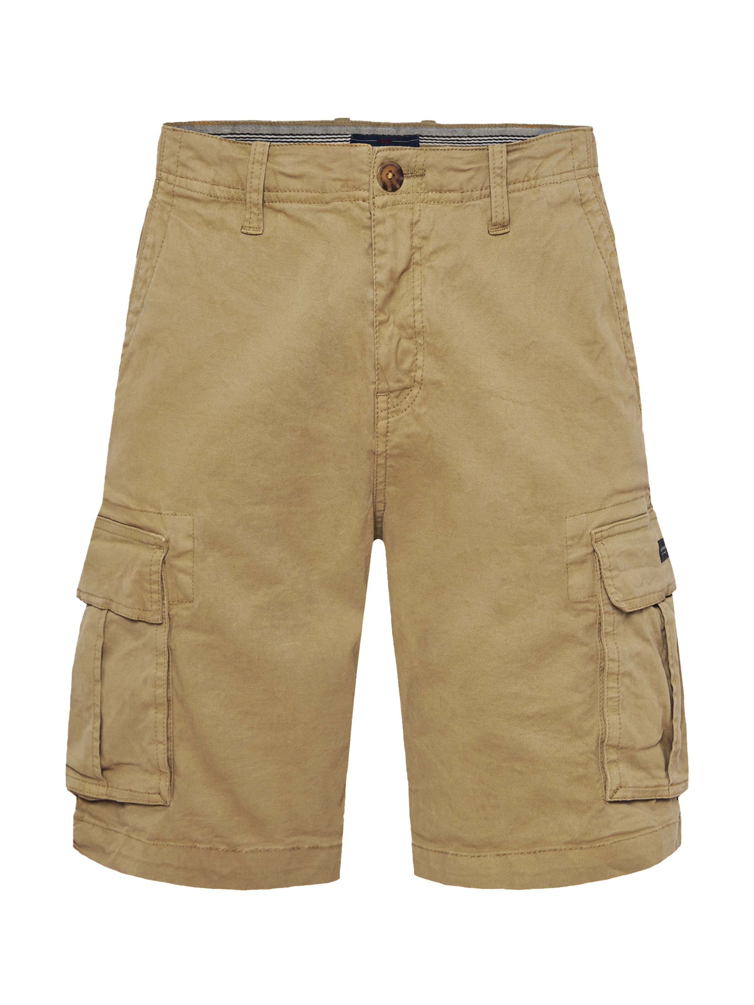 bēšs Funky Buddha Standarta Kargo bikses: no priekšpuses