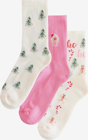 Next Κάλτσες σε ροζ: μπροστά