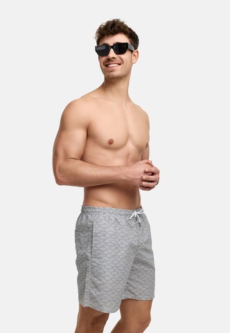 INDICODE JEANS Zwemshorts 'Santonio' in Wit