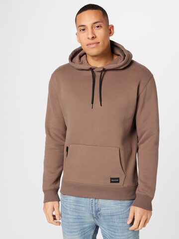 Sweat-shirt HOLLISTER en marron : devant