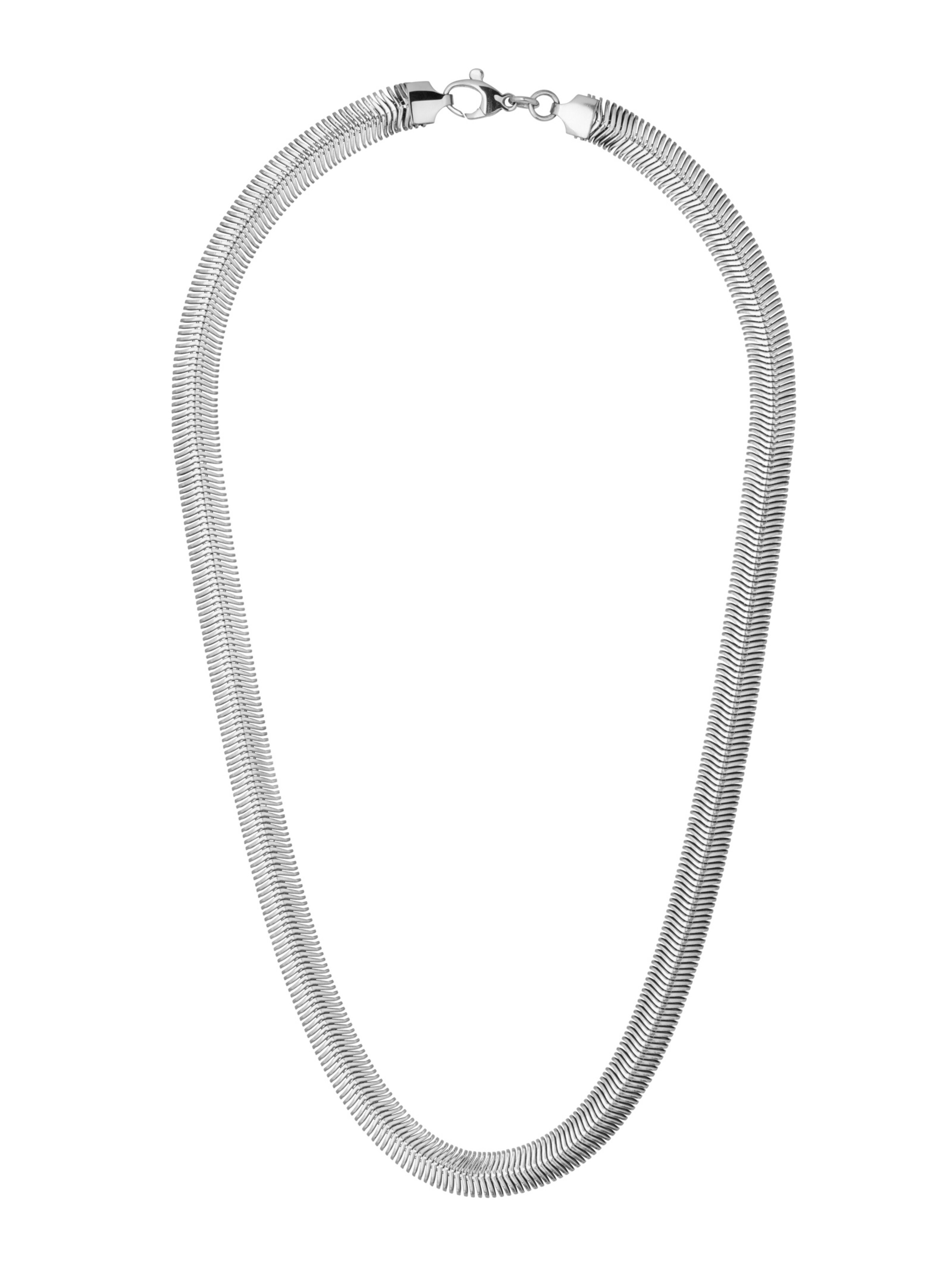 ROMANTICO ROMANTICO Necklace 'La Biscia' in Silver: front