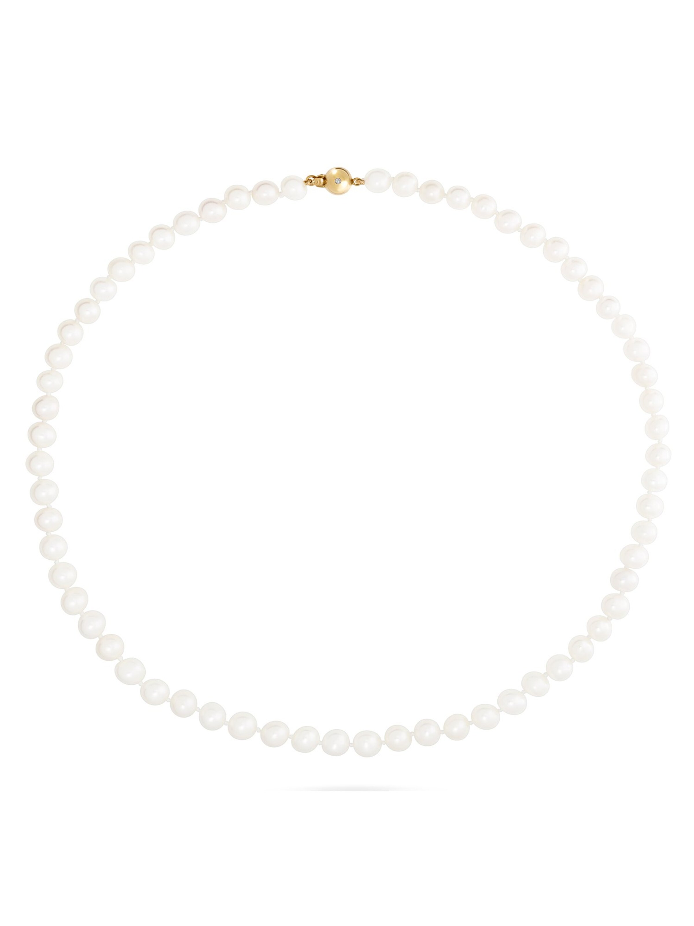 YAMŌKO Kette in Weiß: Vorderseite