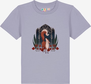 watabout.kids T-Shirt 'Der Wunderschöne Fuchs' in Lila: Vorderseite