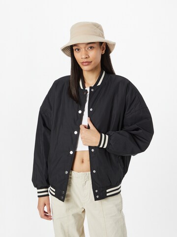 Urban Classics Between-season jacket in Black: front