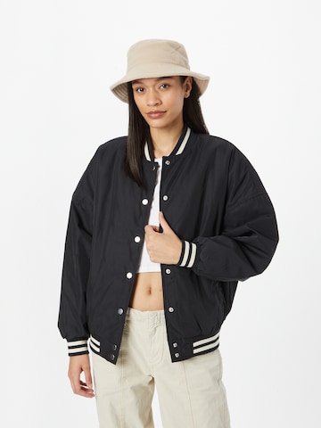 Urban Classics Between-Season Jacket in Black: front