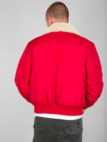 ALPHA INDUSTRIES Winter jacket 'Injector III Air Force' in Red