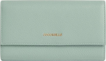 Coccinelle Portemonnaie 'Metallic S26 2' in Blau: Vorderseite