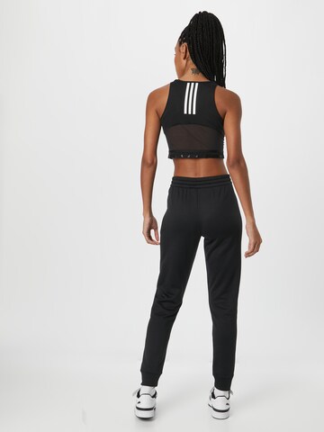 ADIDAS PERFORMANCE Tapered Workout Pants 'Aeroready Game And Go  Tapered' in Black