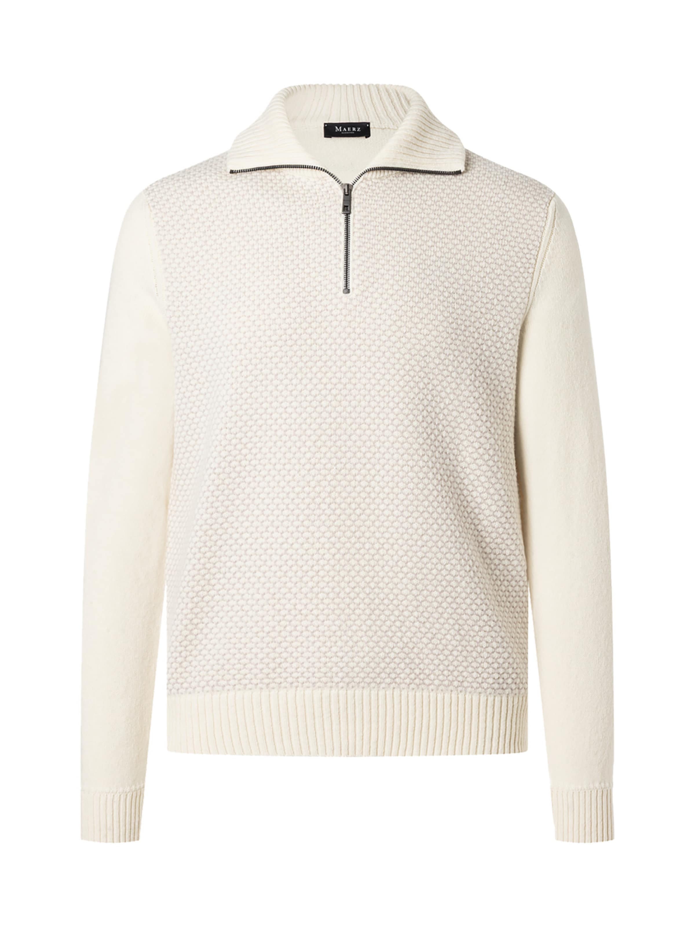 Pull-over MAERZ Muenchen en blanc : devant