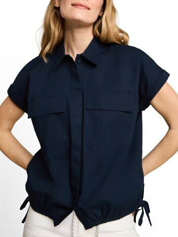 TOM TAILOR Bluse in Blau