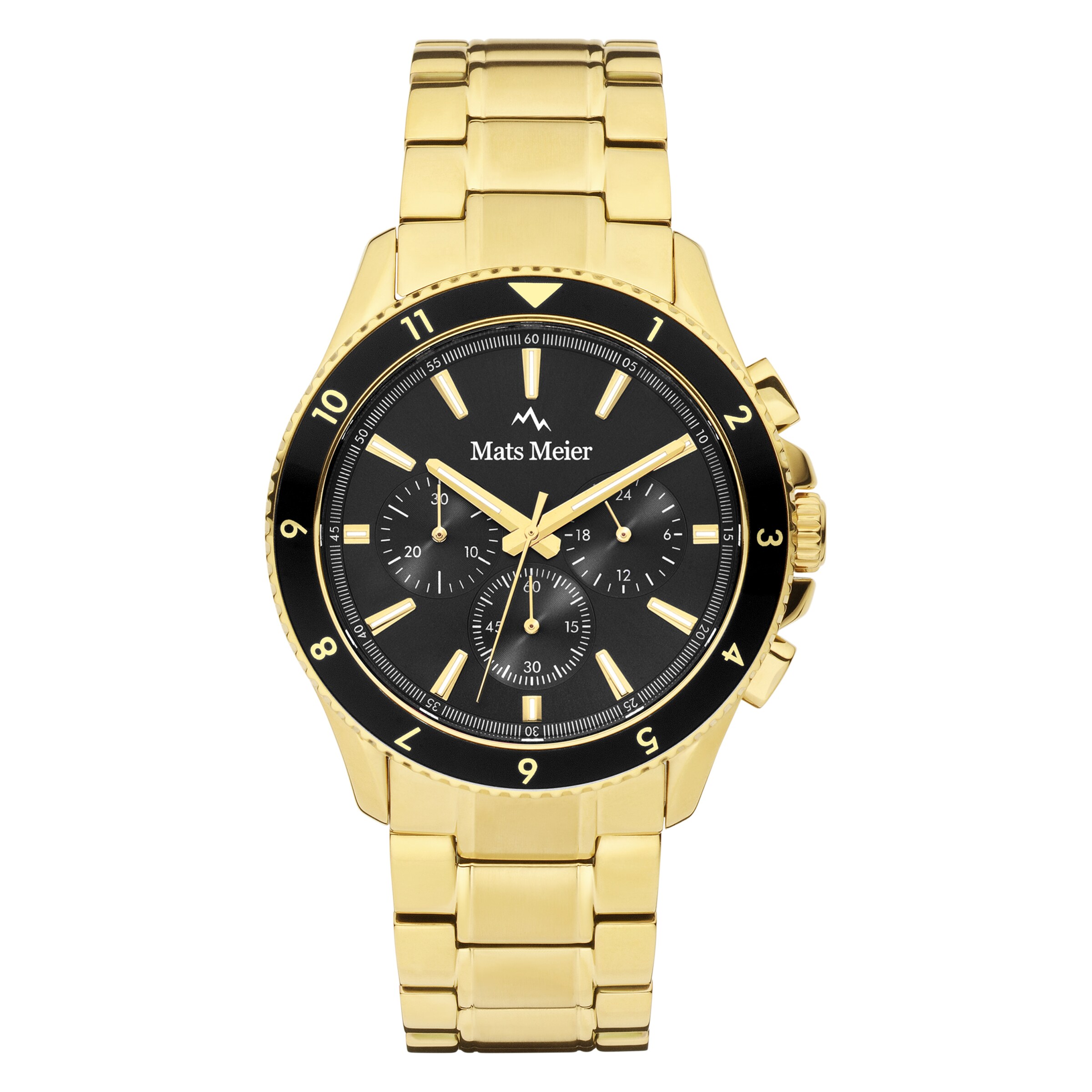 Mats Meier Analog Watch in Gold: front