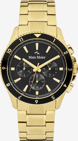 Mats Meier Analog Watch in Gold: front